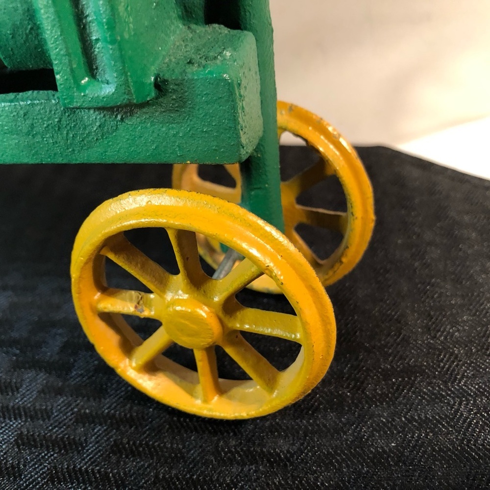 12” long Die cast Green and Yellow Toy Tractor Big!! - Picture 6 of 14